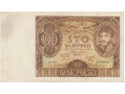 Polsko, 100 Zlotych 1934, BHK.PL12a