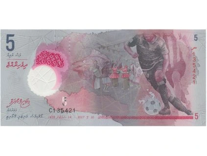 41715 41715 41715 maledivy 5 rufiyaa 2017 plastova p 26a