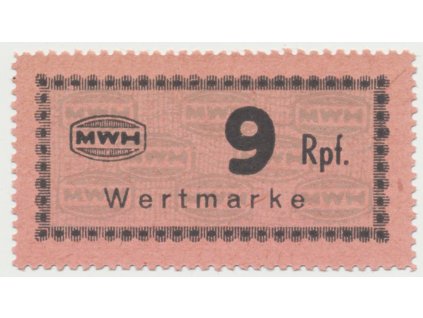 Holleischen (Holýšov) - MWH, 9 Reichspfennige b.d., Grab.Ho9