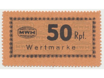 Holleischen (Holýšov) - MWH, 50 Reichspfennige b.d., Grab.Ho14