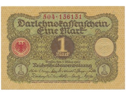 45921 45921 nemecko 1 mark 1920 ro 64
