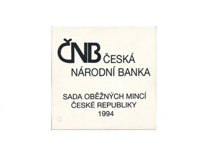Ročníková sada mincí 1994, mincovna Hamburg, Jablonec
