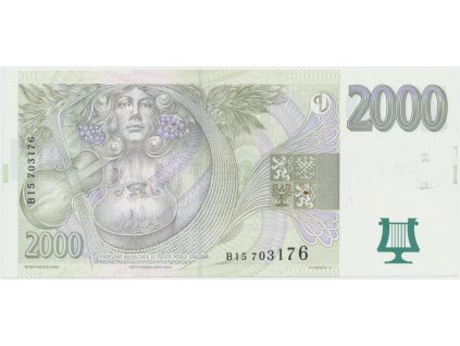 Česká republika, 2000 Koruna 1999, série B Hej.C25a, BKK.CZ21