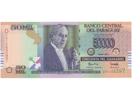 48727 48727 paraguay 50 000 guaranies 2007 p 231b