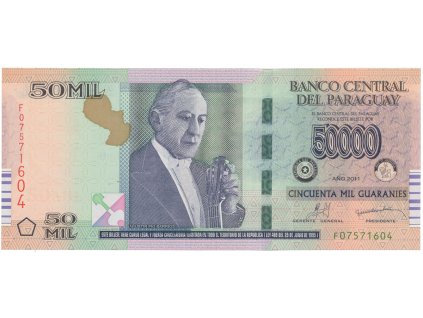 48733 paraguay 50 000 guaranies 2011 p 232c