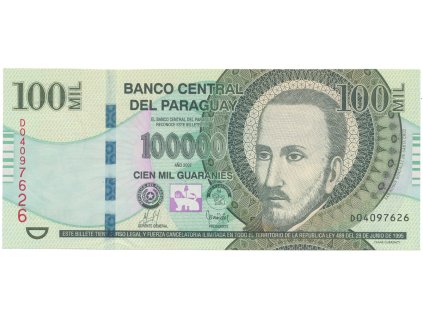 48736 paraguay 100 000 guaranies 2007 p 233a