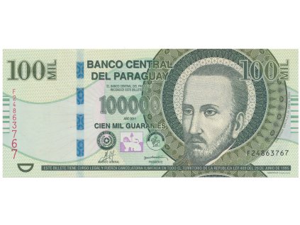 48739 48739 paraguay 100 000 guaranies 2011 p 233c