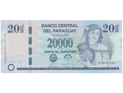 48754 48754 paraguay 20 000 guaranies 2011 p 230c