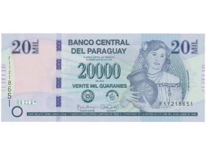 48757 48757 paraguay 20 000 guaranies 2015 p 238a