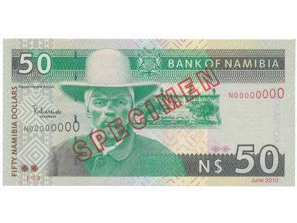 48766 48766 namibie 50 namibia dollars 2003 bankovni vzor n 00000000 p 8s