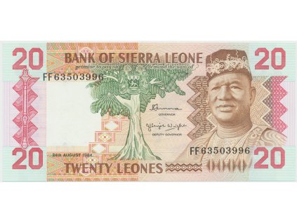 Sierra Leone, 20 Leones 1984, P.14b