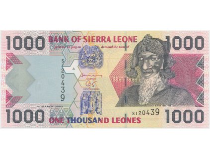 48871 48871 48871 sierra leone 1000 leones 2003 p 24b