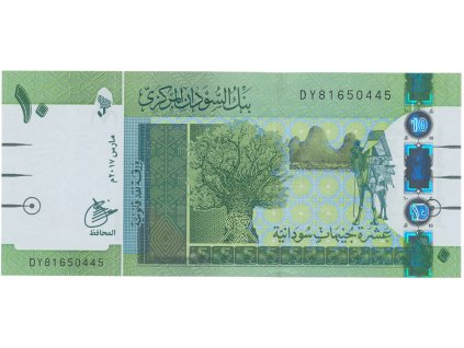 48937 sudan 10 pounds 2017 p 73c