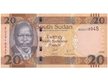 48967 sudan jizni 20 sudanese pounds 2016 p 13b