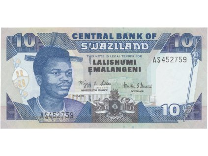 48985 48985 svazijsko 10 emalangeni 2001 p 29a