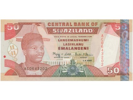 48994 48994 svazijsko 50 emalangeni 2001 p 31a