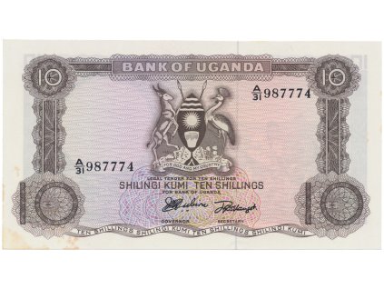 49102 49102 uganda 10 shillings 1966 p 2a