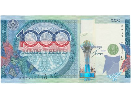 49444 kazachstan 1000 tenge 2010 pametni vydani p 35