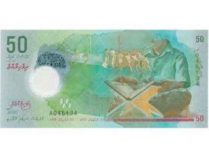 49489 49489 maledivy 50 rufiyaa 2015 plastova p 28