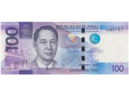 49690 49690 49690 filipiny 100 piso 2014 2015 p 208d h