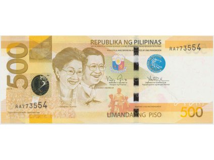 49705 49705 filipiny 500 piso 2014 p 210a