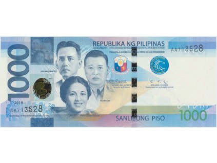 49717 49717 filipiny 1000 piso 2019 p 211d