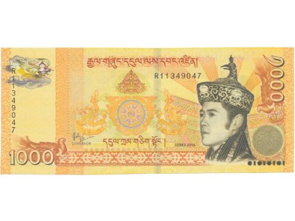 49735 49735 bhutan 1000 ngultrum 2016 p 34b