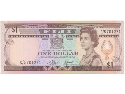 49765 fidzi 1 dollar 1980 p 76a