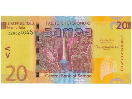 Samoa, 20 Tala 2008, náhradní série ZZ, P.40b