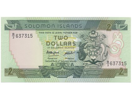 Šalamounovy ostrovy, 2 Dollars (1986), P.13