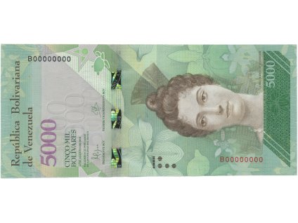 49993 49993 venezuela 5000 bolivares 2016 anulat vzor b 00000000 p 97asb