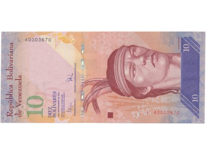 50041 50041 venezuela 10 bolivares 2009 p 90b