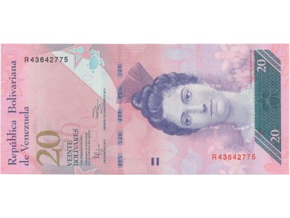 50050 50050 venezuela 20 bolivares 2011 p 91e