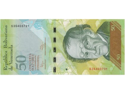 50059 50059 venezuela 50 bolivares 2012 p 92g