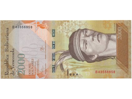 50086 50086 50086 venezuela 2000 bolivares 2016 p 96a