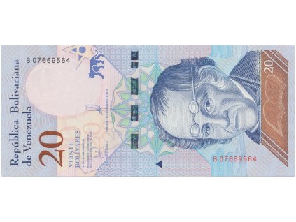 50107 50107 venezuela 20 bolivares 2018 p 104a