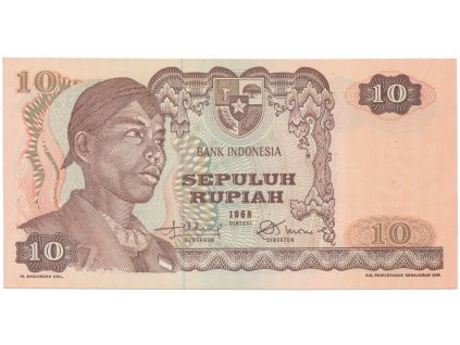 50248 indonesie 10 rupiah 1968 p 105