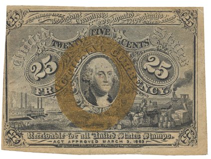 50377 50377 usa 25 cents 1863 p 103