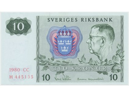 50464 50464 svedsko 10 kronor 1980 p 52e