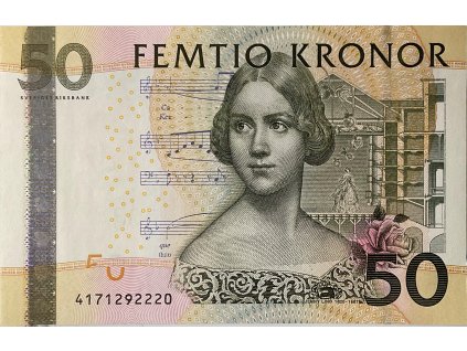 50503 svedsko 50 kronor 2004 p 64a