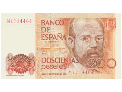 Španělsko, 200 Pesetas 1980, P.156