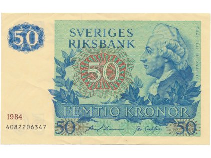 50791 50791 svedsko 50 kronor 1989 p 53d