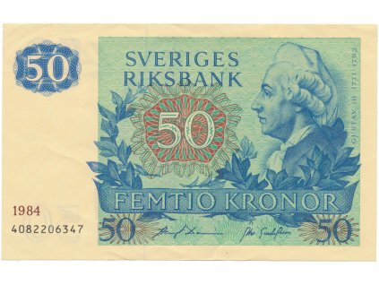 Švédsko, 50 Kronor 1989, P.53d
