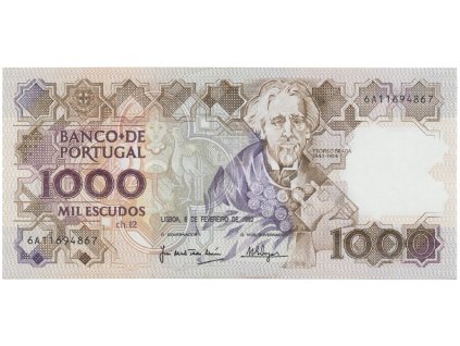 Portugalsko, 1000 Escudos 1992, P.181i