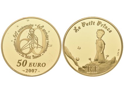 Francie, 50 Euro 2007 - Malý princ