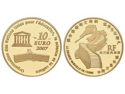 52420 52420 francie 10 euro 2007 velka cinska zed