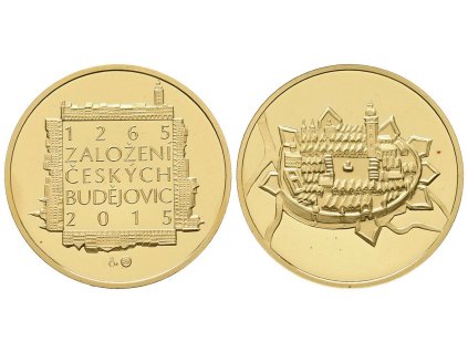 52512 medaile 2015 zalozeni ceskych budejovic
