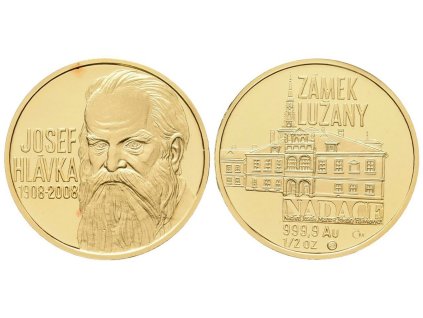 52551 medaile 2008 josef hlavka