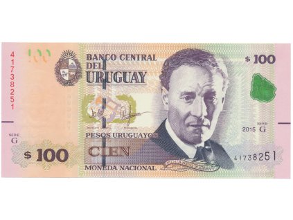 52593 52593 52593 uruguay 100 pesos uruguayos 2015 p 95