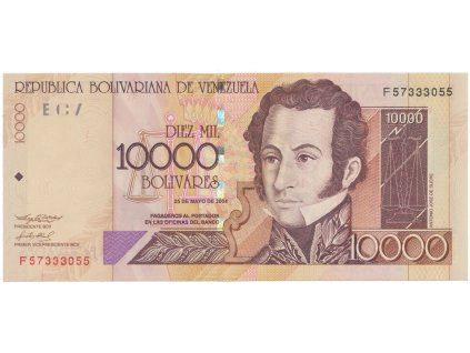 52965 venezuela 10 000 bolivares 2004 p 85d